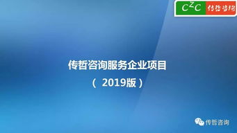 传哲咨询服务企业项目 2019版 企业咨询——智启未来，共创价值
