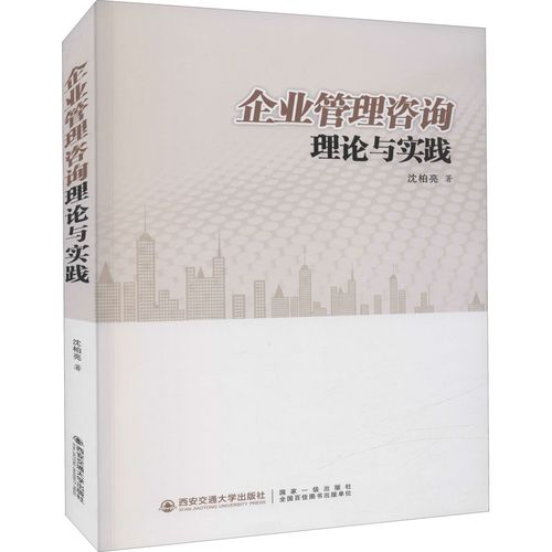 企业管理咨询理论与实践 沈柏亮 著 西安交通大学出版社 书籍